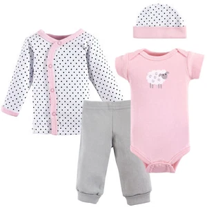 Luvable Friends Baby Mädchen Baumwolle Frühchen Erstlings-Set, rosa Schaf, Frühchen - Bild 1 von 1