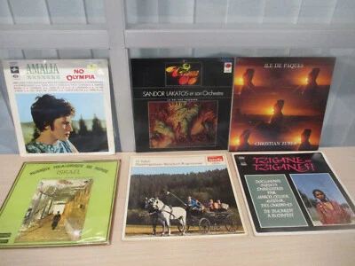 LOT 12 DISQUES MUSIQUE DU MONDE - GRECE HAWAI ISRAEL TZIGANE VINYLES LP 33 Tours - Photo 1/2