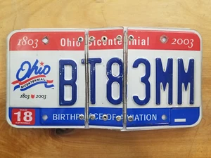 Hand Made Ohio Bicentennial License Plate Photo Album - Picture 1 of 5