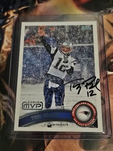Tom Brady Hand Signed Auto Card