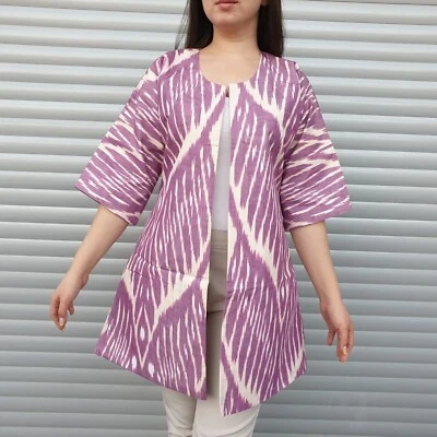 Auténtico Ikat Chapan étnico asiático: imprescindible para tu colección Foto 1 de 4