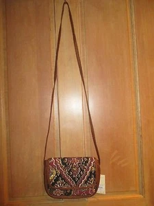 NUEVO* Billabong BOLSO DE MANO BOLSO HOBO Bandolera Negro Marrón Imitación Cuero - Imagen 1 de 4