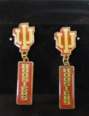 Pendientes IU Hoosiers Indiana University Baloncesto Campeonato NCAA Foto 1 de 4