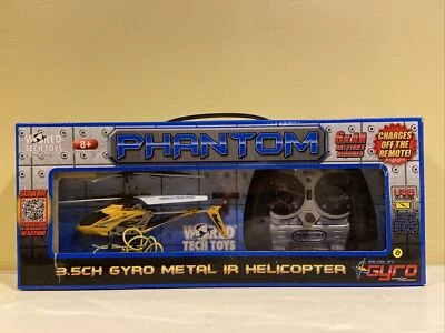 World Tech Toys Phantom 3.5 Gyro Metal IR Helicopter 34462 Opened Box - Image 1 of 4