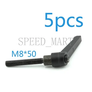 5 pz Manopola Filettata Macchinari M8 x 50mm Manico Regolabile Leva di Bloccaggio - Foto 1 di 3