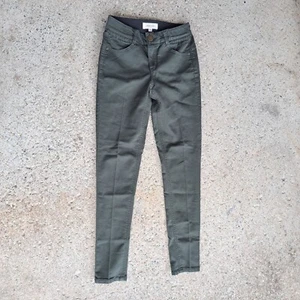 Rewind Womens 3 / 26 W Dark Green Skinny High Waist Denim Pants Stretch - Picture 1 of 18