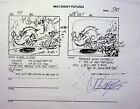 Timon & Pumbaa TV series 1995  SIGNED DAN KUBAT Production Storyboard Page #KB