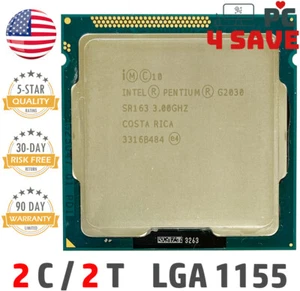 Intel Pentium Dual-Core G2030 SR163 3.00GHz 3MB LGA 1155 Desktop CPU Coin Mining - Picture 1 of 1