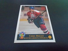 1993-1994 Classic Pro Hockey 245 CHRIS BRIGHT SOUTH CAROLINA STINGRAYS ECHL