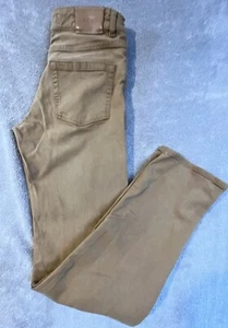 mens lacoste slim fit chino pants sz 32 denim brown - Picture 1 of 5