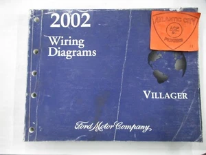 2002 FORD MERCURY VILLAGER WIRING DIAGRAMS - Picture 1 of 7