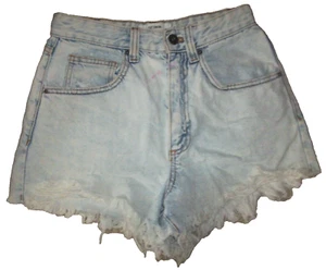 WOMENS SIZE 8 'COTTON ON' SHAGGY DENIM SHORTS EUC + POST DISCOUNT OFFER - Picture 1 of 5