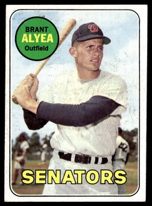 1969 Topps #48 Brant Alyea  VG-EX-B112R1