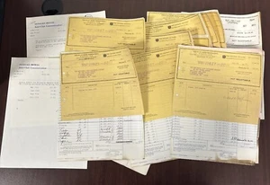 Large Lot of 1970s 80s Misc Documents Milwaukee Brewers Receipts Invoices Docs + - Picture 1 of 4