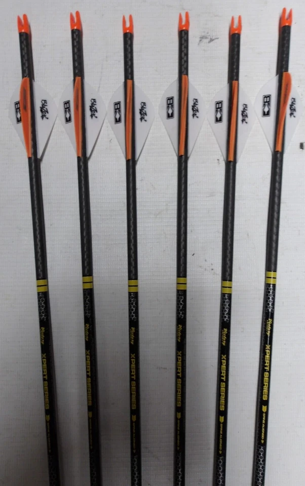 @NEW@ 6- Victory Archery VAP TKO Elite 300 Hunting Carbon Arrows Bohning Blazer - Image 1 of 1