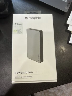Mophie Powerstation Space Gray 24 Hour Quick Charge External Battery - 6000 mAh  - Image 1 of 4