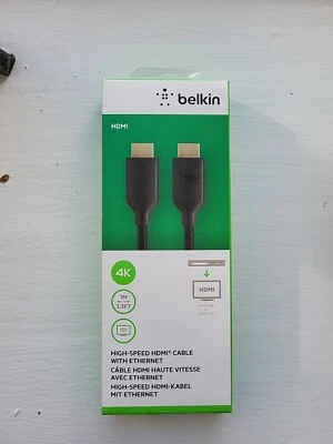 Belkin (1m) 4K High Speed HDMI Cable with Ethernet - Image 1 of 2
