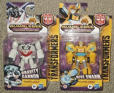Transformers Cyberverse Adventures set 2 Bumblebee Wheeljack new sealed Scout - Image 1 of 2