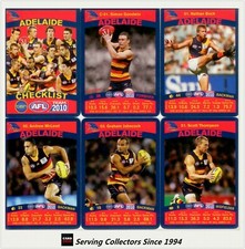 2010 AFL Teamcoach Trading Card Base Card Team set Adelaide (13)