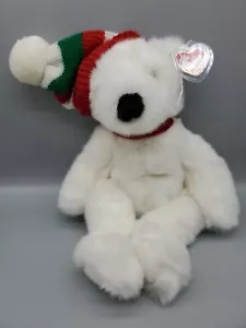 TY PLÜSCH 1997 WEIHNACHTEN "Holiday Bear" Stil im Ruhestand #5700 groß PLÜSCH - Bild 1 von 4