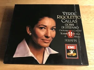 VERDI RIGOLETTO  MARIA CALLAS . GOBBI . DI STEFANO 2 CD SET EMI [LIKE NEW] - Picture 1 of 1