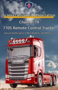 1/18 Remote Control 19 Channels Trailer Truck Toy - Picture 1 of 17
