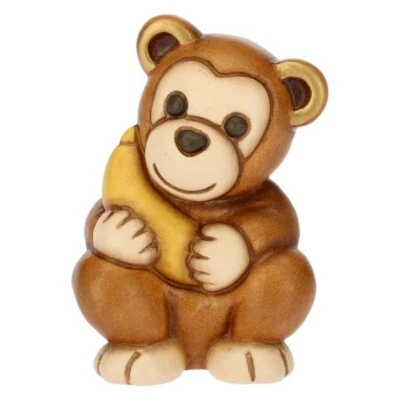 THUN-MINIANIMALI SCIMMIA, TUCANO, RANA, PAPPAGALLO, Nuovi c/scatole, certificati - Immagine 1 di 4