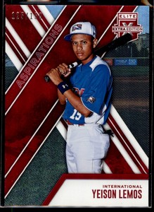 Yeison Lemos 2017 Panini Elite Extra Edition Red /150 #175 International