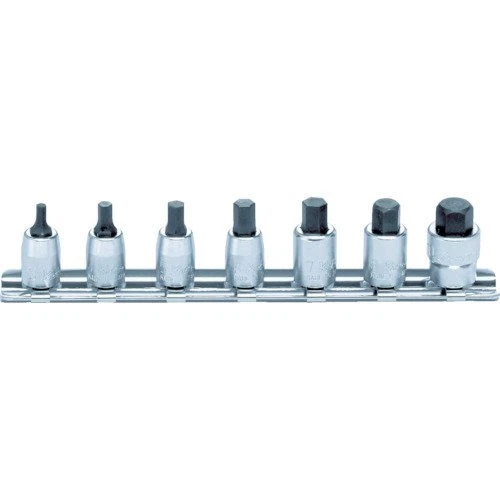 Koken 1/4 (6.35mm) SQ. Hex bit socket rail set L25mm 7 pcs RS2010M/7-L25 NEW - Image 1 of 1