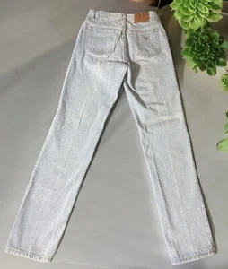 Vintage Guess Denim Jeans Green Triangle George Marciano USA Men Sz 30x32 Actual - Picture 1 of 14