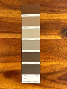 Sherwin Williams Woodscapes Product Sample Card Paint Samples 2011 Top Crease - Picture 1 of 5