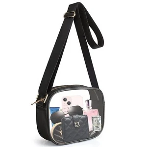 Clear Bag Stadium Approved, Clear Crossbody Bag Clear Purse for Women Clearbag - Picture 1 of 8