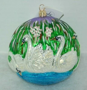 Radko SEVEN SWANS A SWIMMING Christmas Ornament 99-SP-42 Ltd Ed 4.017/10K 1999 - Bild 1 von 8