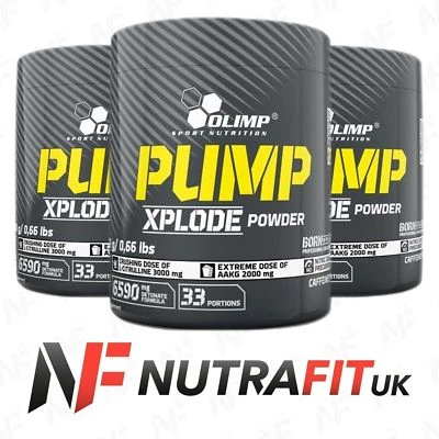 OLIMP PUMP XPLODE POWDER pre-workout AAKG arginine citrulline caffeine free