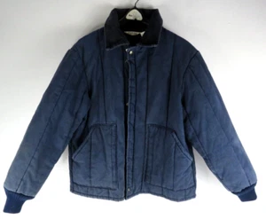 Cappotto invernale vintage Walls blu denim usato 24" circonferenza petto 25" maniche - Foto 1 di 7
