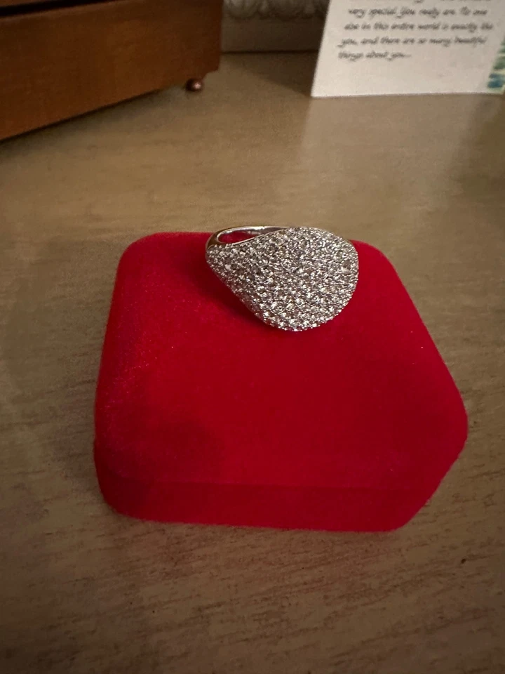 anillo cristal swarovski talla 8 nuevo Foto 1 de 4