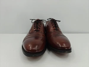 Zapatos Johnston & Murphy Optima Para Hombre Talla 11 Marrón Vestido Puntera Oxford Hechos en EE. UU. - Imagen 1 de 12