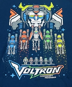 Voltron Legendary Defender Caja de botín Ropa de botín Exclusiva Camiseta Azul Mediana - Imagen 1 de 6