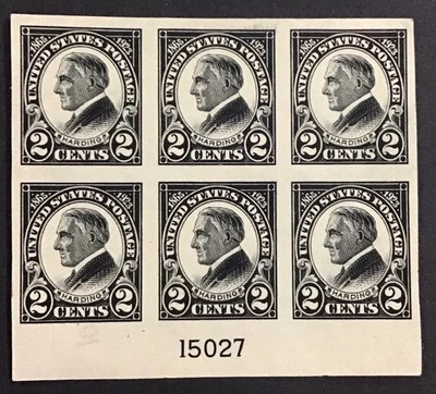 US 1923 XF MNG SC# 611 PB of Six Sc$70.       (A) - Image 1 of 2