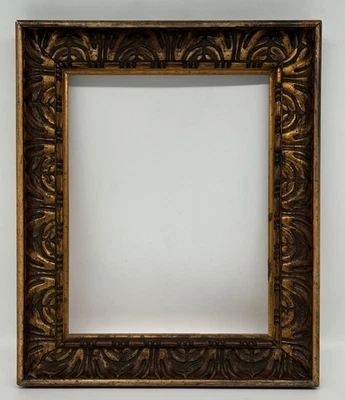 Picture Frame Gold Nouveau Falzmaße 33,9 X 26,5 CM Antique Vintage Art-Nouveau - Image 1 of 4