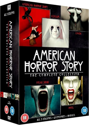 American Horror Story: The Complete Collection - Season 1-5 (DVD-2016, 20-Disc). - Image 1 of 4