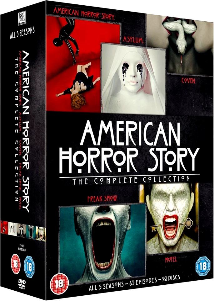 American Horror Story: The Complete Collection - Season 1-5 (DVD-2016, 20-Disc). - Image 1 of 4