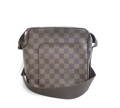 Autentica borsa a tracolla Louis Vuitton Damier Ebene Olaf PM #38417 - Immagine 1 di 4