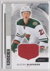 2015-16 Upper Deck Premier Rookies - Jersey Gustav Olofsson ! Minnesota Wild - Picture 1 of 2