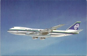 Boeing B747 Air New Zealand Rolls Royce Engines - Unposted Postcard - Bild 1 von 2