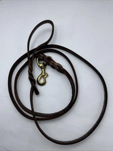 Echtleder robuste Hundeleine 6 Fuß lang 1/2 Zoll breit Hundetraining Leine - Bild 1 von 10
