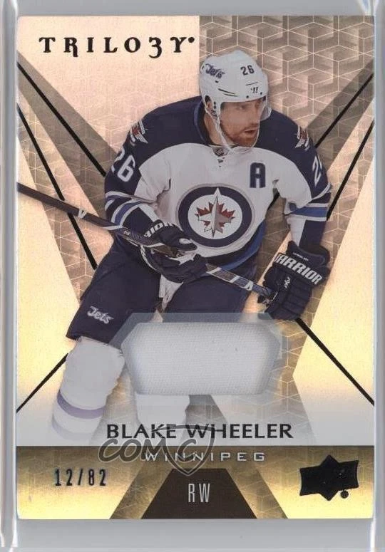 2016-17 Upper Deck Trilogy Black /82 Blake Wheeler #43 - Image 1 of 2