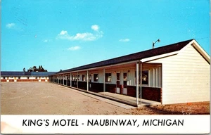 King's Motel Naubinway, MI Michigan Vintage Postcard L.L. Cook - Picture 1 of 2