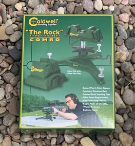 Combo de descanso de tiro Caldwell Shooting Supplies The Rock. Nuevo - Imagen 1 de 6