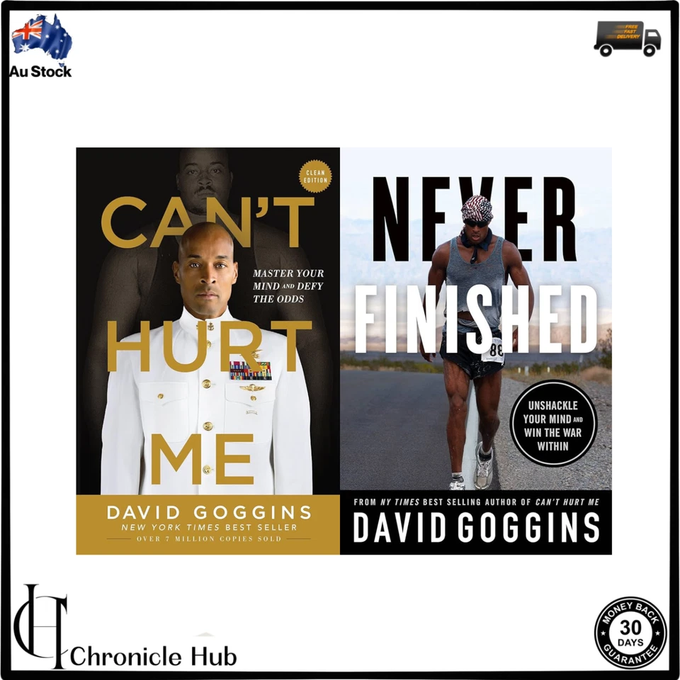 (Can't hurt me+Never Finished by David Goggins) - image 1 of 1